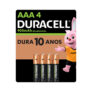 Duracell Pilha Recarregável AAA 900mAh 4 Unidades