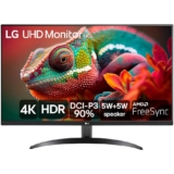 Monitor LG UHD 4K – Tela de 32″, 4K, DCI-P3,HDMI 32UR500-B