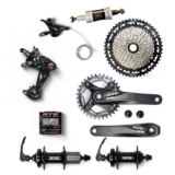 Kit Transmissão GTS 12V 1×12 1×11 C/ Corrente + Cassete 11×50 + Pedivela 34D