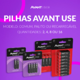 Avant Use Kit de Pilhas Recarregáveis AA/AAA