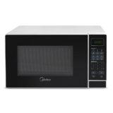 Midea Micro-ondas 700W Branco Porta Preta