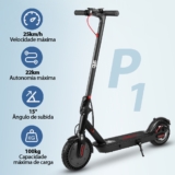Patinete Elétrico Adulto 400W-25Km/h-22km, Scooter Eletrica