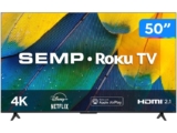 Smart TV 50” 4K UHD LED Semp RK8600 Wi-Fi – 3 HDMI 1 USB
