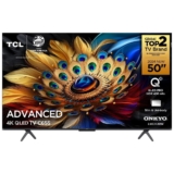 Smart TV 50 QLED 4K TCL 50C655 AIPQ, Google TV, HDR10