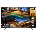 Smart TV 55 Ultra HD 4K TCL 55P755 LED com Google TV, Dolby Vision e Atmos, HDR10+, Wi-Fi
