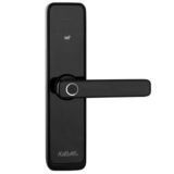 Fechadura Digital KaBuM! Smart 500 – Biometria, Controle Via Aplicativo, Vidro Preto