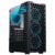 Gabinete Gamer Rise Mode X5 Glass RGB Lateral em Vidro Fumê Preto