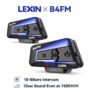 Lexin B4FM-X Intercomunicador Bluetooth 5.0