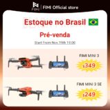 FIMI X8 Mini 3 Drone com Câmera 4K, Gimbal 3 Eixos, 245g