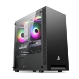 Gabinete Gamer Segotep Prime D Mid Tower ATX Lateral em Acrílico Preto