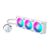 Water Cooler Gigabyte Aorus 360 ICE RGB 360mm Intel/AMD Branco – GP-AORUS WATERFORCE II 360 ICE