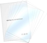 Pacote Creality de 6 filmes UV-FEP para ELEGOO Mars/Mars 2 PRO/ANYCUBIC Photon/Photon S/HALOT ONE Impressora 3D 200 x 140 x 0