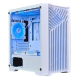 Gabinete Gamer Rise Mode X1 Mid Tower ATX Lateral em Vidro Temperado Branco – RM-X1-01-FW
