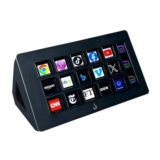 Mesa Controladora Rise Mode Streaming Vision 01 15 Teclas LCD, USB, Preto – RM-MC-01-B