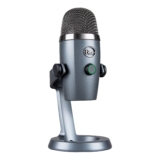 Microfone Condensador Usb Blue Yeti Nano Com Captação Cardióide E Omnidirecional