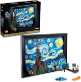 LEGO® Ideas Vincent van Gogh – A Noite Estrelada – kit para construção de modelo e exposição de arte 3D para adultos