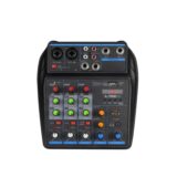 DJ Mixing Console Mixer com Bluetooth, 48V