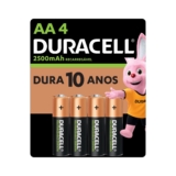 Pilhas Recarregáveis Duracell AA 2500mAh