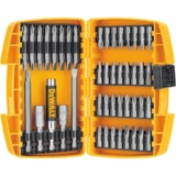 Kit de chaves de fenda DEWALT DW2166, com estojo, cinza/prata, 45 peças