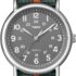 Timex Expedition Scout Relógio Masculino 40mm Caixa Preta Couro Oliva