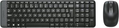 Combo Teclado e Mouse sem fio Logitech MK220