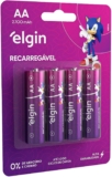 Elgin Pilha Recarregável AA 2700mAh 4 Unidades