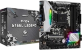 Placa Mãe ASRock B450M Steel Legend AM4 com USB C e HDMI