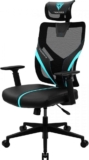 Cadeira Gamer THUNDERX3 Yama1 Preta/Cyan