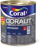 Esmalte Sintético Coral Coralit Antiferrugem – Cinza, 900ml