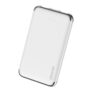 Geonav Power Bank Carregador Portátil Universal 6.000mAh 2 Portas USB 2.1A Led Indicador de Bateria PB6KWT Branco