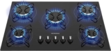 MONDIAL Cooktop a Gás 5 Bocas Preto/Inox