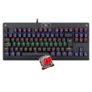 Redragon Dark Avenger Preto Iluminação Rainbow Switch Vermelho K568R