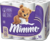 Papel Higiênico Mimmo Folha Dupla 30m, 16 Rolos