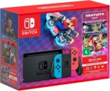 Nintendo Switch Console Azul e Vermelho + Mario Kart 8 Deluxe