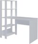 Escrivaninha com Estante Lateral Match Branco Artely