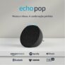Amazon Echo Pop Smart Speaker Compacto, Alexa, Som Envolvente, Preto