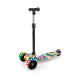 Patinete Infantil 3 Rodas Com Led Dobrável