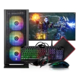 PC Gamer Completo Mancer, AMD Ryzen 5 4600G, 16GB DDR4, SSD 480GB + Monitor 21