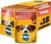 Pedigree Sachê Carne ao Molho para Cães Adultos Pequenas Raças – 18 Unidades
