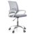 Cadeira de Escritório Secretária Base Cromada com Rodinha Fortt Lisboa Cinza – CSF02-C