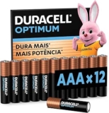 Duracell Pilha Optimum AAA Palito 12 Unidades