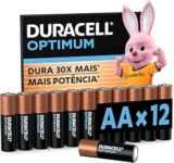 Duracell Pilha Optimum Aa Com 12 Unidades