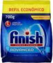 Detergente para Máquinas de Lavar Louças em Pó Finish Power Powder Advanced Refil Econômico 700g