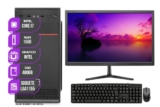 Computador Completo Mancer, Intel Core i7, 16GB De Ram, SSD 480GB, Monitor 17 + Kit Teclado e Mouse