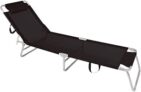 Mor Cadeira Espreguiçadeira Alumínio Preta
