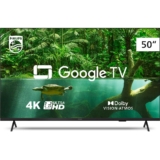 Smart TV Philips 50″ 4K 50PUG7408/78, Google TV, Comando de Voz, Dolby Vision/Atmos