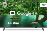 Smart TV Philips 70 4K com Google TV Dolby Vision e Atmos