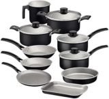 Jogo De Panelas Tramontina Turim Alumínio Antiaderente Starflon Max Preto 10…