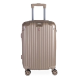 Mala de Bordo Swiss Go Suiça ABS com Cadeado Integrado Rodas 360º Dourado