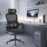 Cadeira de Escritório Ergonômica com Suporte Lombar Independente